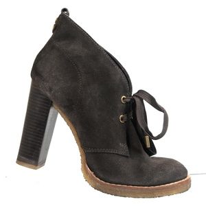 Tory Burch Hilary Women Brown Chukka Booties 10 M